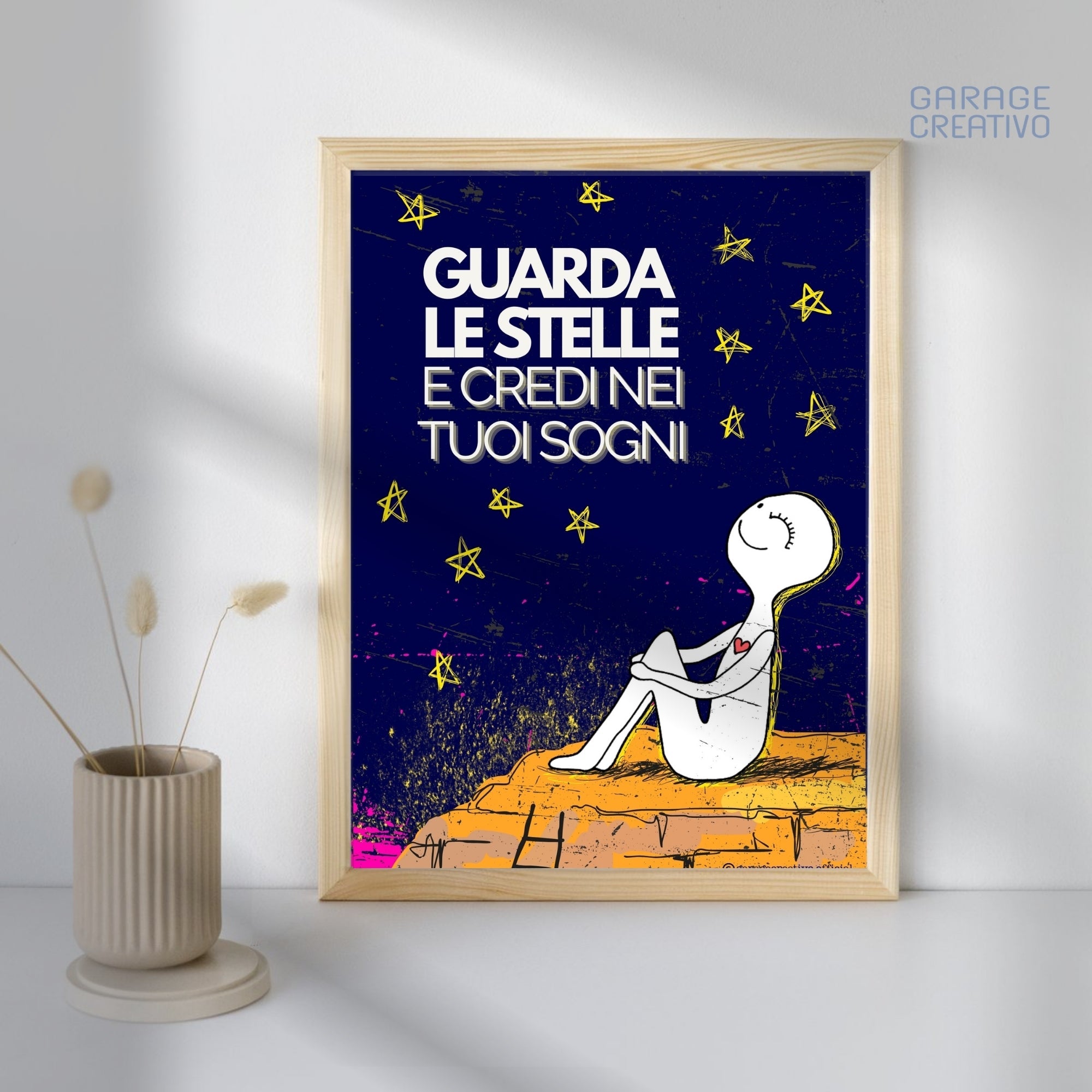 Guarda le stelle e credi nei tuoi sogni