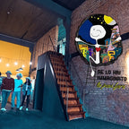 Murales di garage creativo