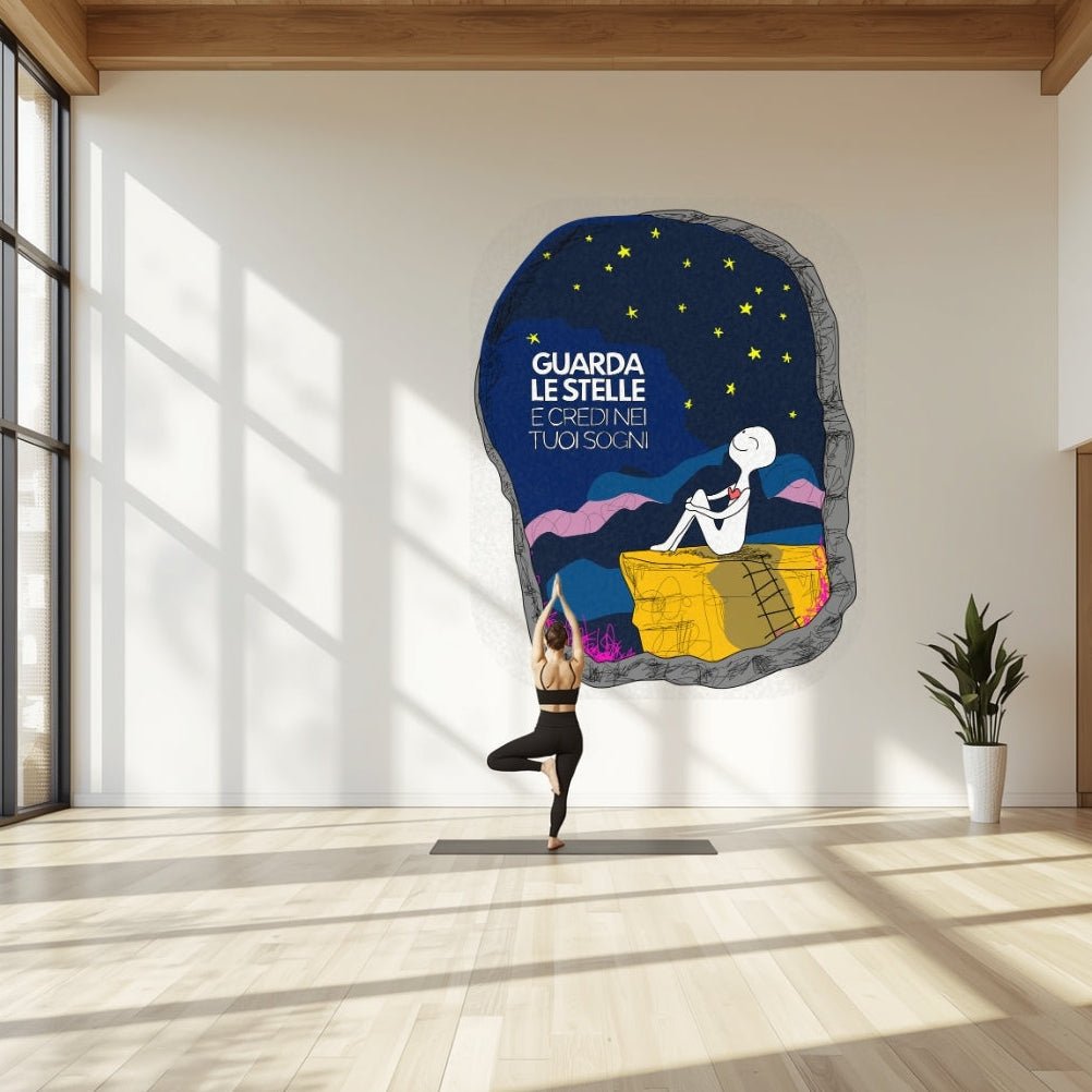 Murales di garage creativo