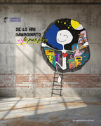 Murales di garage creativo