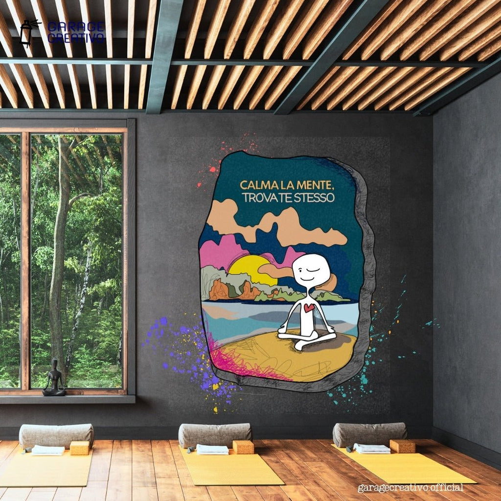 Murales nei centri yoga e nelle palestre