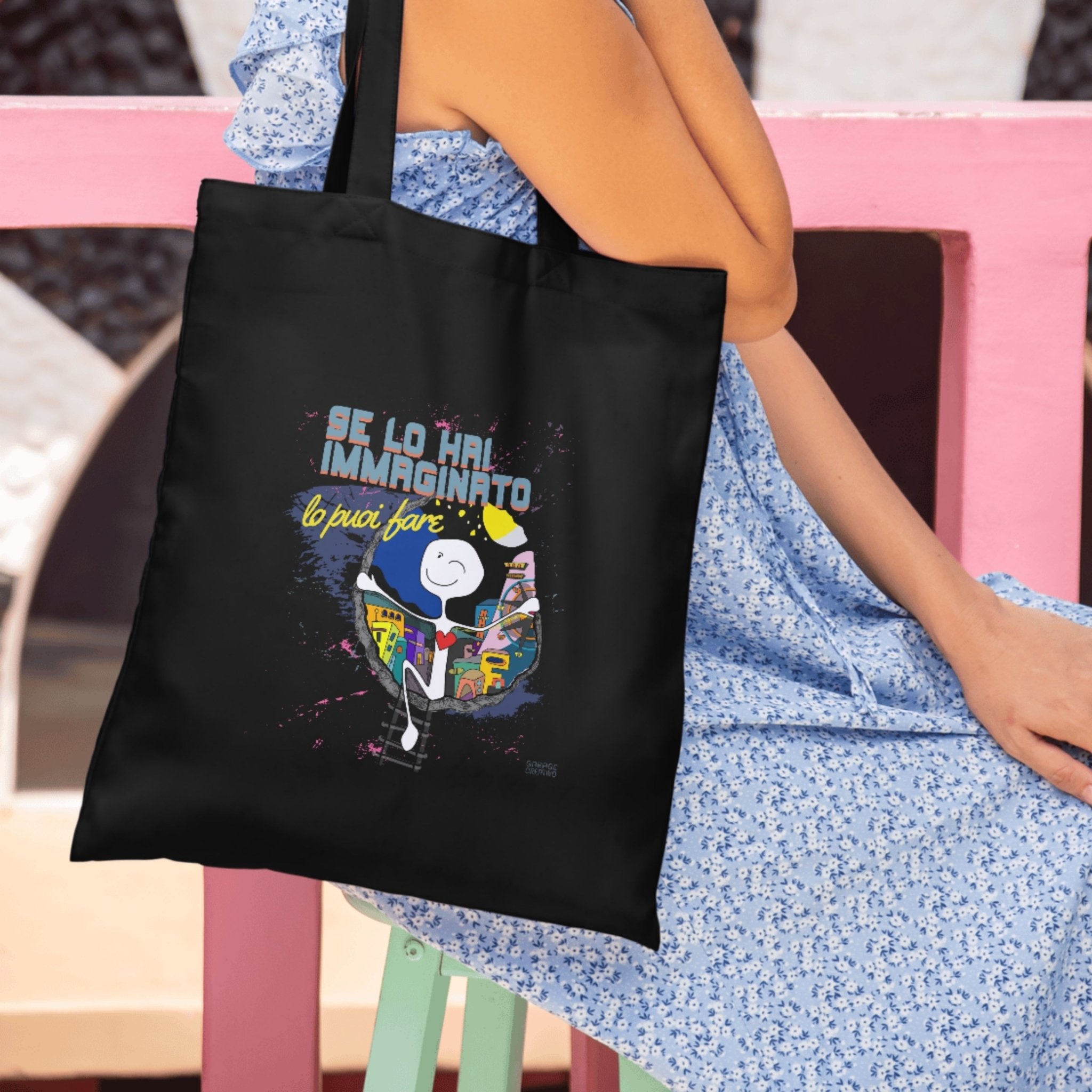 Tote Bag Motivazionale "Se lo hai immaginato lo puoi fare"