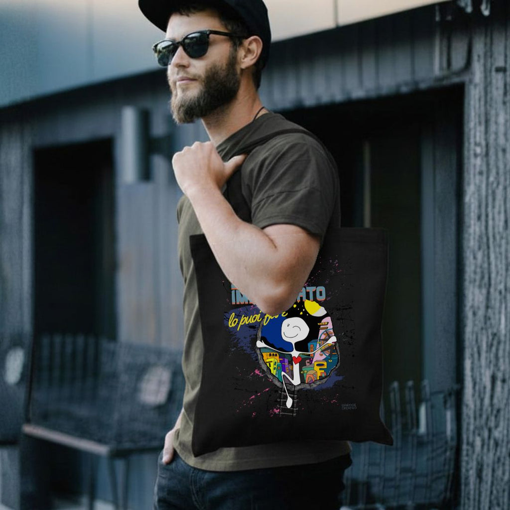 Tote Bag Motivazionale "Se lo hai immaginato lo puoi fare"