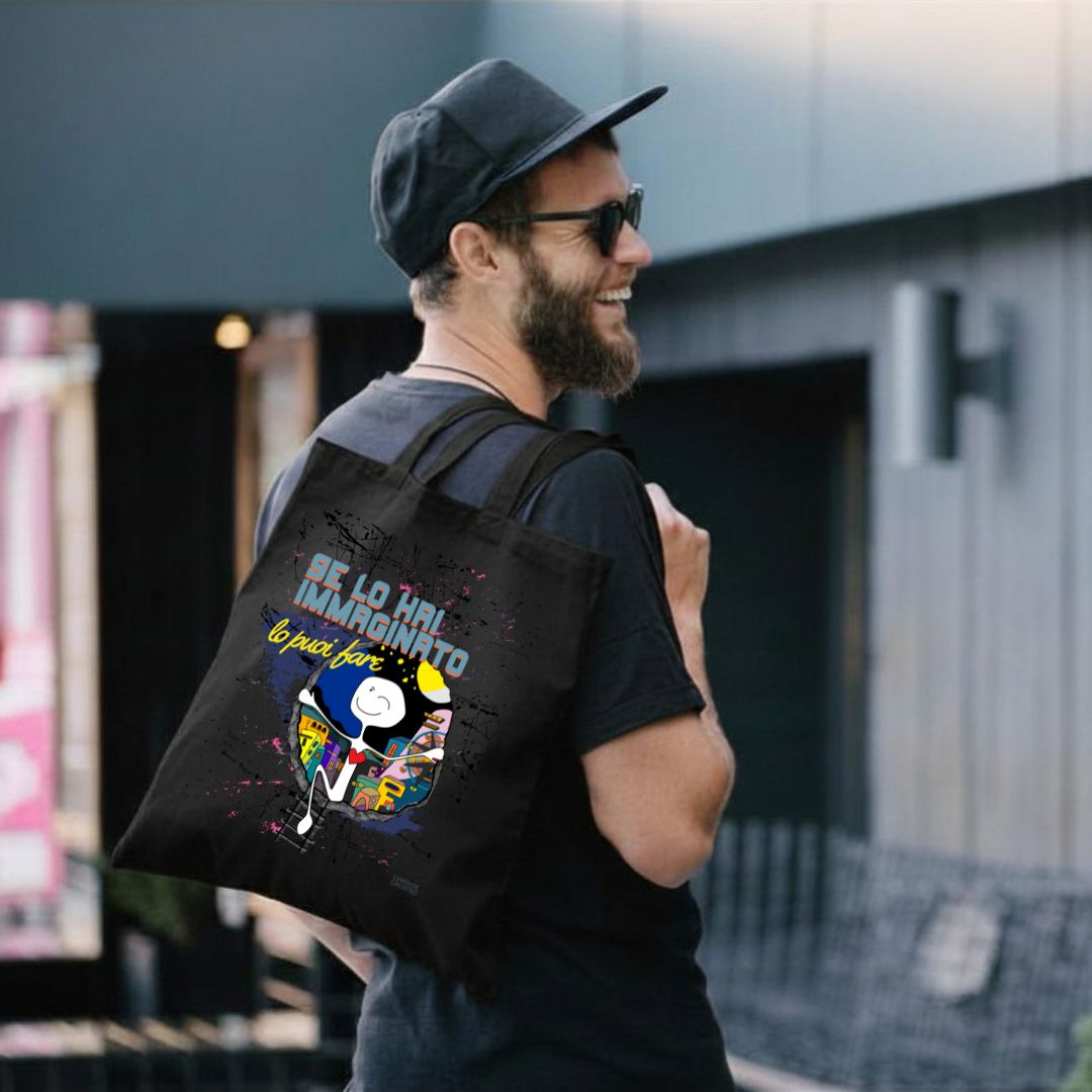 Tote Bag Motivazionale "Se lo hai immaginato lo puoi fare"