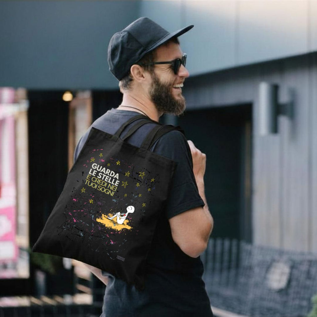 Tote Bag con 2 Illustrazioni Motivazionali