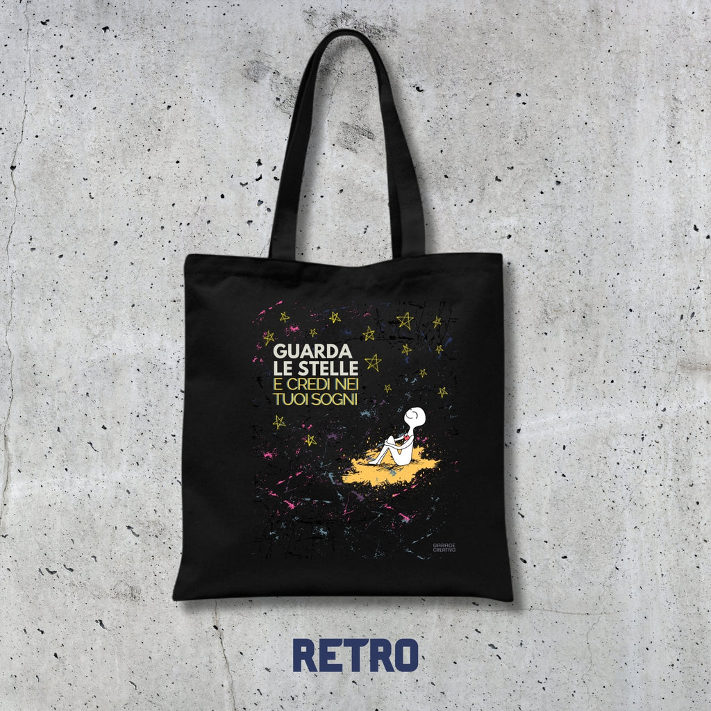 Tote Bag con 2 Illustrazioni Motivazionali