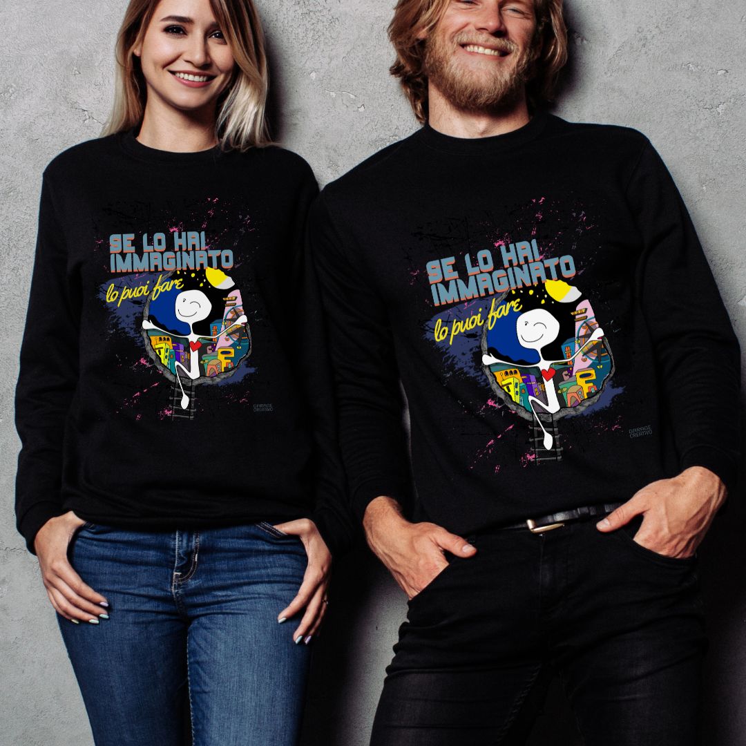 Felpa Motivazionale Unisex -  Garage Creativo