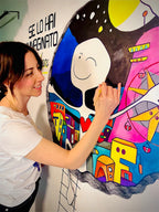 Murales di garage creativo