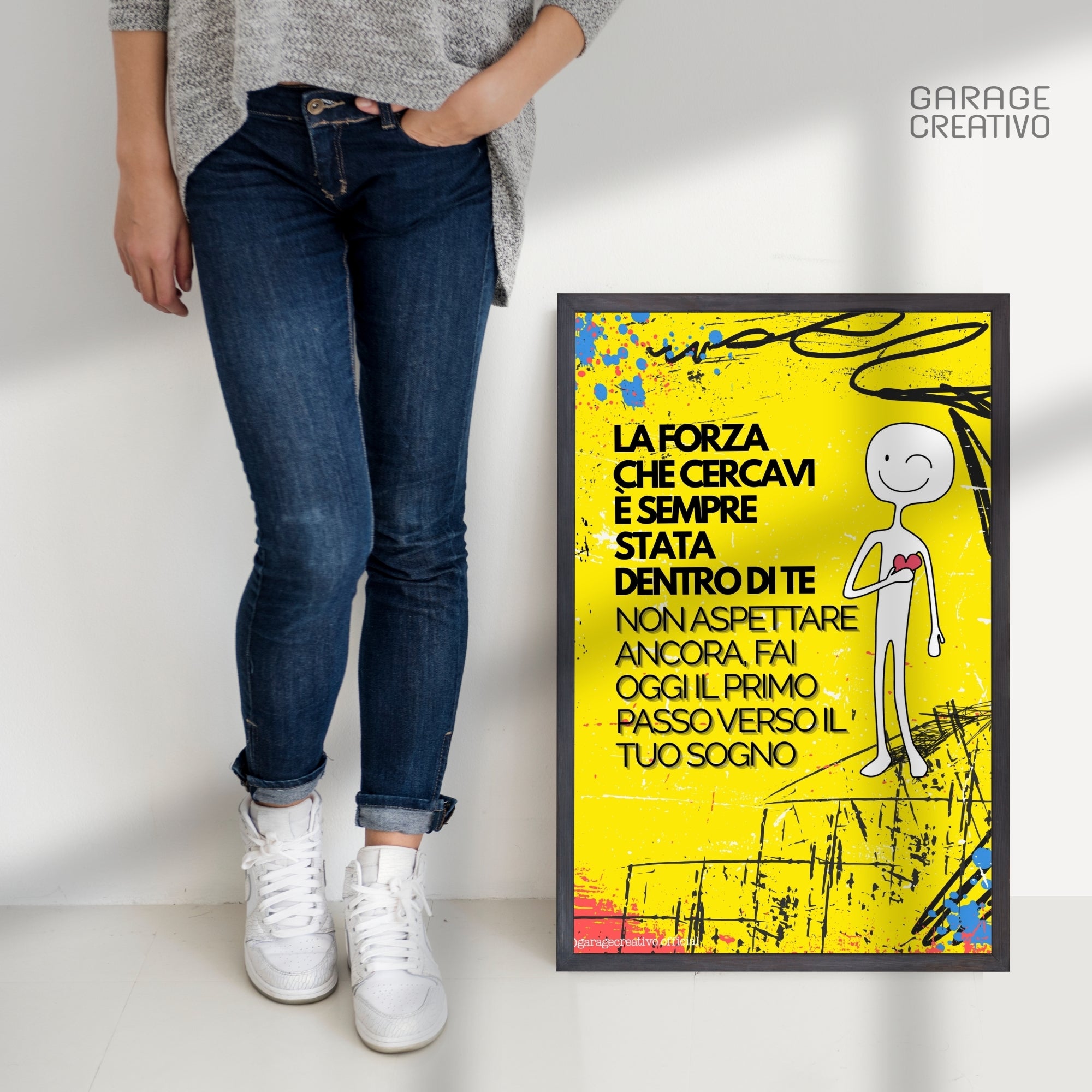 Poster Fai oggi il primo passo verso il tuo sogno