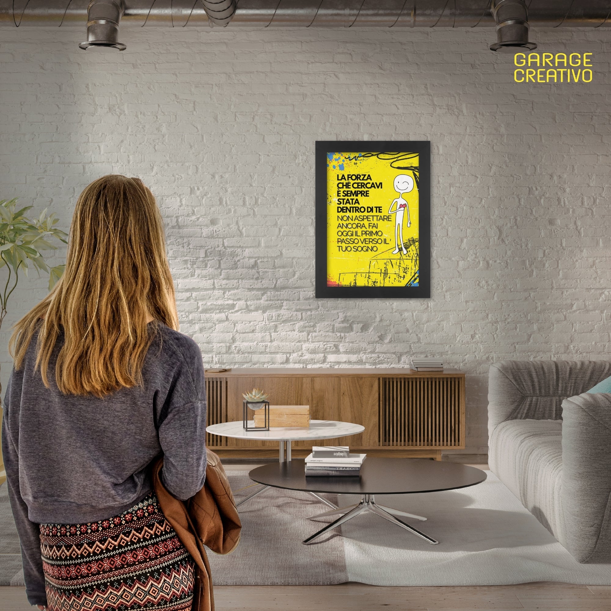Poster Fai oggi il primo passo verso il tuo sogno