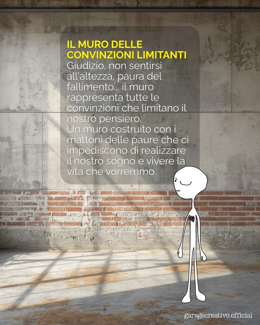 Murales di garage creativo