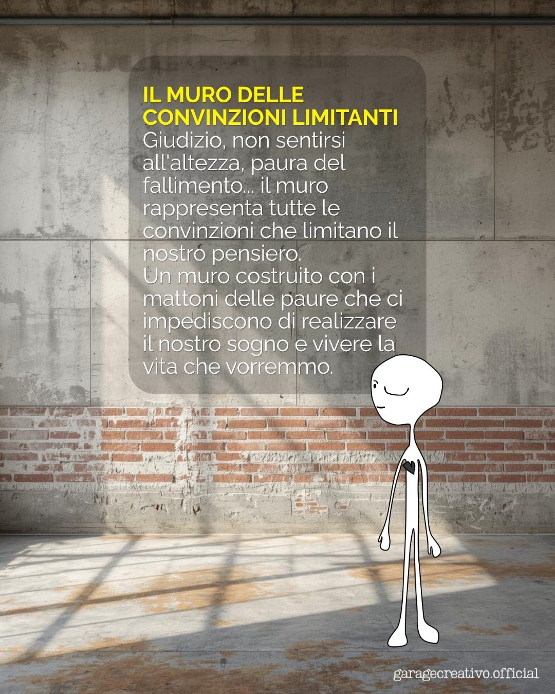 Murales di garage creativo
