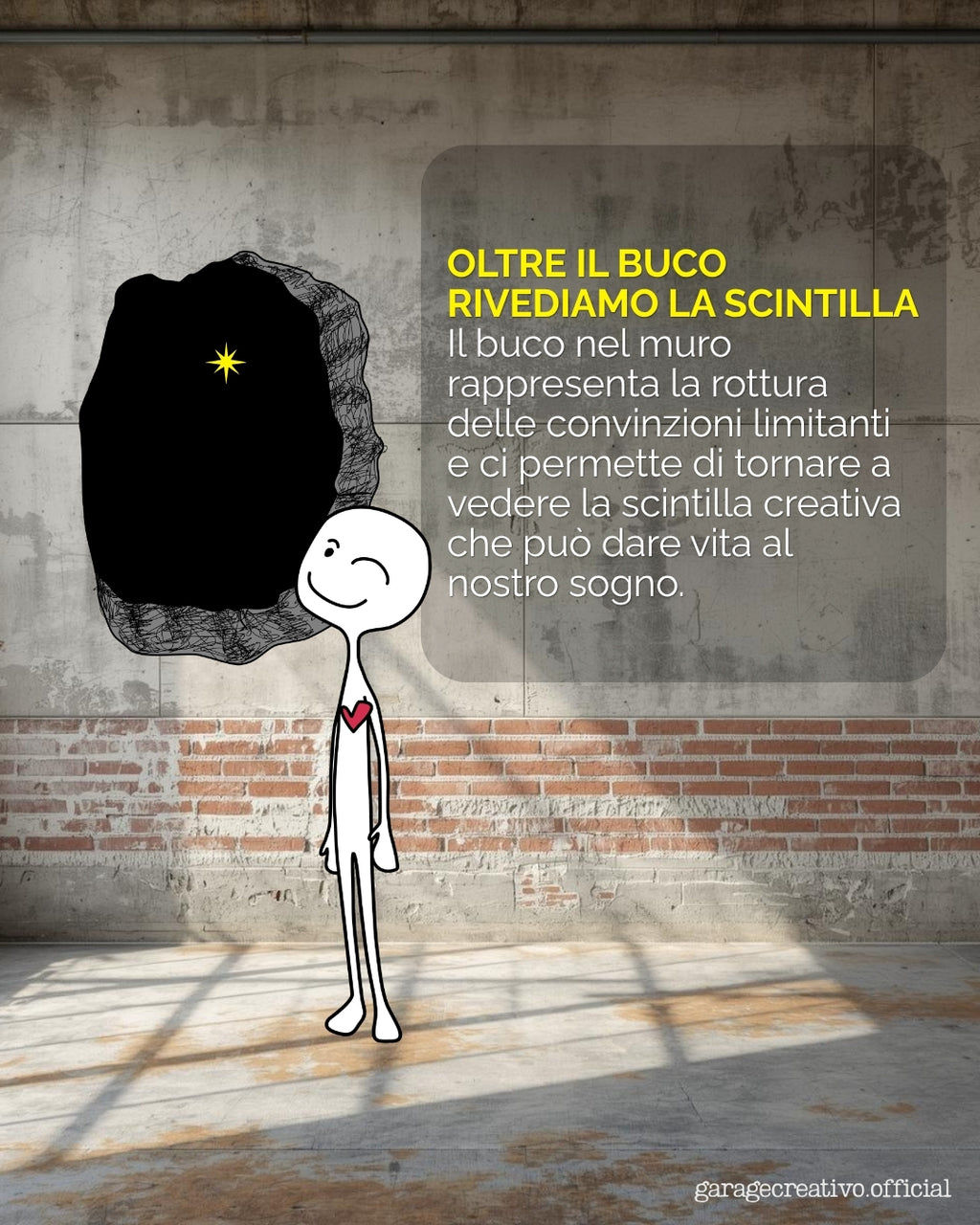 Murales di garage creativo