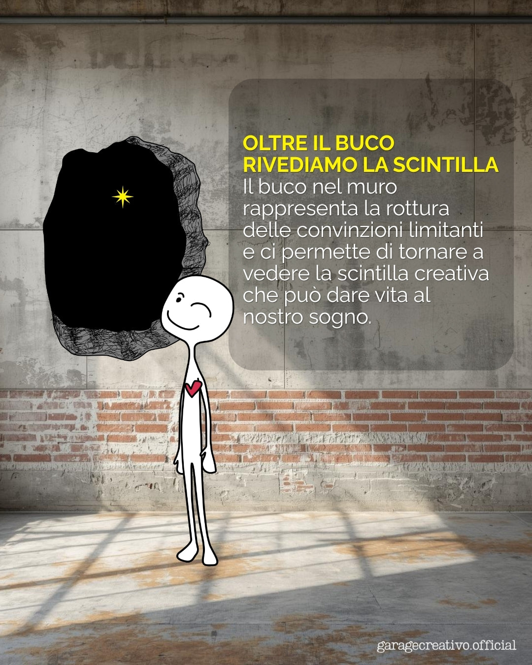 Murales di garage creativo
