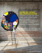 Murales di garage creativo