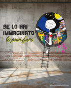 Murales di garage creativo