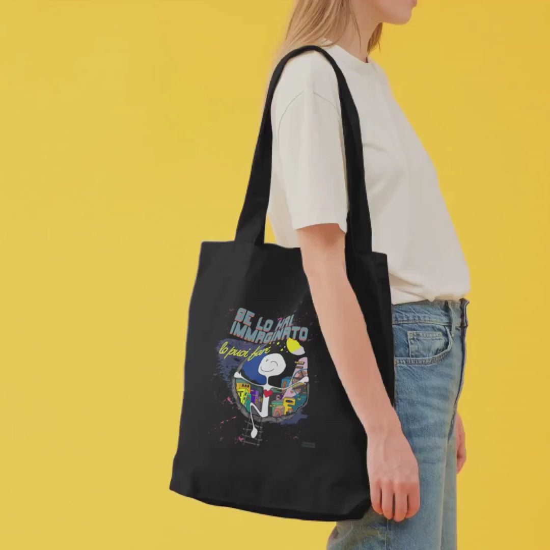 Tote Bag Motivazionale "Se lo hai immaginato lo puoi fare"